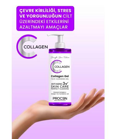 PROCSIN COLLAGEN FACE CLEANSING GEL 10 PIECES - Buy Online on GoSupps.com