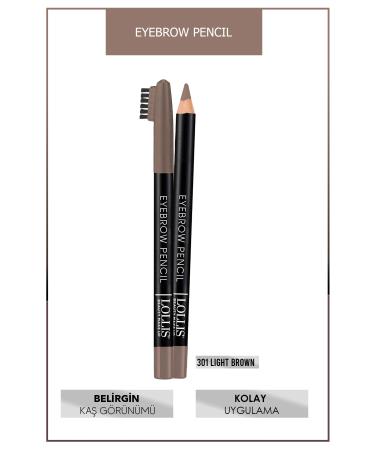Lollis Eyebrow Pencil 301 Light Brown / Eyebrow Pencil 301 Light Brown