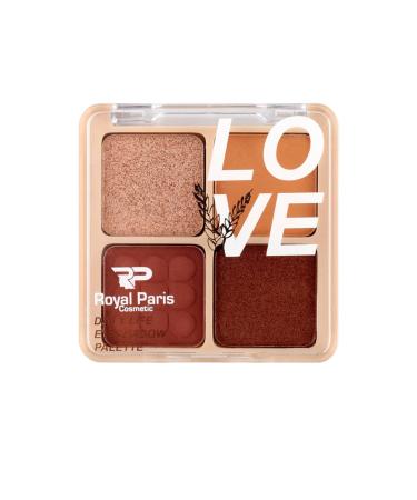 Royal Paris Love Shimmer and Matte 4 Color Love Eyeshadow Palette - Eye Shadow Palette
