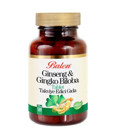 Balen Ginseng & Gingko Biloba 720Mg 120 Tablets