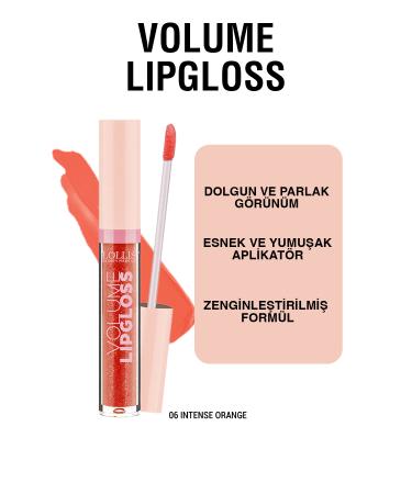 Lollis Volume Lipgloss 06 Intense Orange / Lip Gloss 06 Intense Orange - Buy Online on GoSupps.com