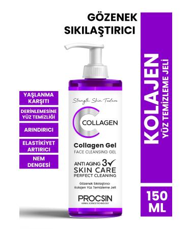 PROCSIN COLLAGEN FACE CLEANSING GEL 10 PIECES - Buy Online on GoSupps.com