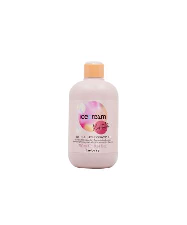 Inebrya Ice Cream Keratin Restructuring Shampoo for Damaged Hair (300 ml)