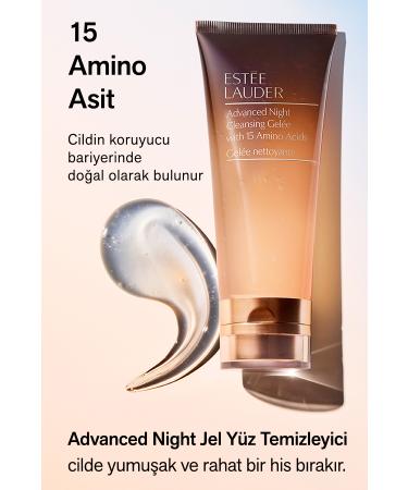 Estee Lauder Gel Facial Cleanser - Advanced Night Cleansing Gelee - 100ml 15 different amino acids - Buy Online on GoSupps.com