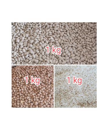 irfan legumes dry beans chickpeas rice (natural and additive-free) local and new crop net 3 kg