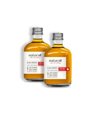 Naturall Apple Cider Vinegar Natural Fermented Apple Cider Vinegar (Vinegar Mother) 200ml (SET OF 2)