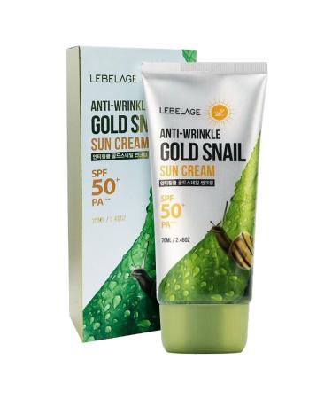 LEBELAGE Anti-Stain and Anti-Wrinkle Snail Extract Gold Snail Spf 50 + Sun Cream