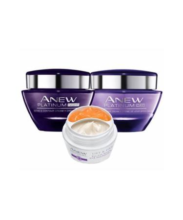 Avon Anew Platinum Day and Night Eye Contour Care Package for Over 55s
