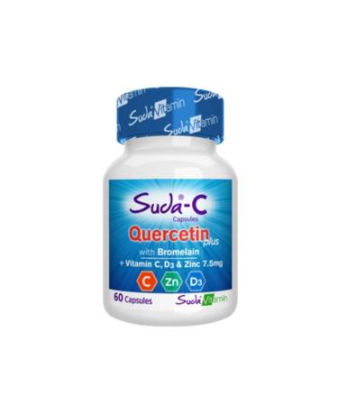 water C Quercetin Plus With Bromelain 60 Capsules