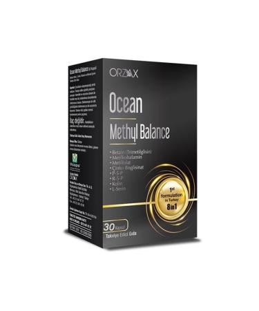 Ocean Methyl Balance 30 Capsules Betaine Choline L-serine Vitamin and Mineral Containing Supplementary Food
