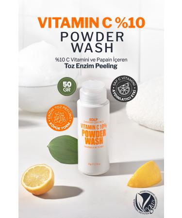 DERMA FACTORY Vitamin C Powder Enzyme Peeling Derma Factory Vitamin C Powder Wash Face Peeling 50gr - Buy Online on GoSupps.com