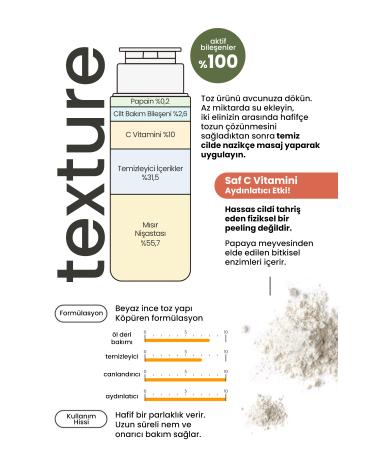 DERMA FACTORY Vitamin C Powder Enzyme Peeling Derma Factory Vitamin C Powder Wash Face Peeling 50gr - Buy Online on GoSupps.com