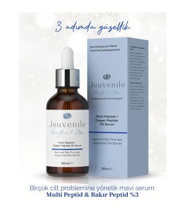 Jeuvenile Multi Peptide Copper Peptide 3% Serum - Anti-Wrinkle Plumping Barrier Repair - Buy Online on GoSupps.com