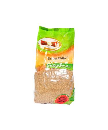 Lucest Fine Brown Bulgur for Raw Meatballs 1000 Gr Package Lcst Lcst