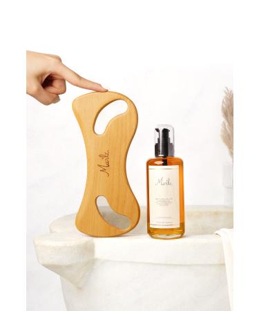 MAR'LE Mar'le Anti-Cellulite Massage Oil 200 Ml + Wooden Massage Tool 2-Piece Cellulite Care Set