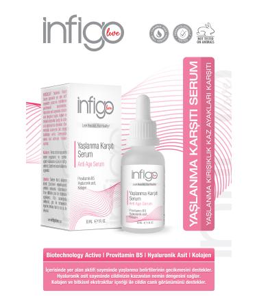 infigolove Anti-Aging Serum 30 ml (biotechnology Active+provitamin B5+hyaluronic Acid+collagen)