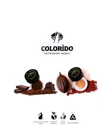 Colorido Cosmetics Colorido Marron - Cobre Moisturizing - Antioxidant Shining Balm (NATURAL CONTENT LIPSTICK-EYEARTHQUAKE-BLUSH)