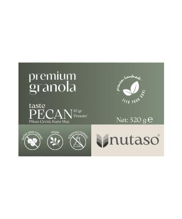 nutaso nutrition taste solutions Pecan Granola (320 G)- Pecans Dried Banana (NO ADDED SUGAR NO PRESERVATIVES) - Buy Online on GoSupps.com