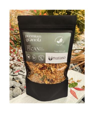nutaso nutrition taste solutions Pecan Granola (320 G)- Pecans Dried Banana (NO ADDED SUGAR NO PRESERVATIVES)