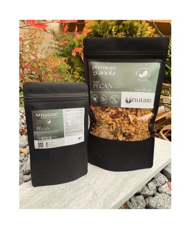 nutaso nutrition taste solutions Pecan Granola (320 G)- Pecans Dried Banana (NO ADDED SUGAR NO PRESERVATIVES) - Buy Online on GoSupps.com