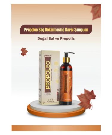 Beepharma Propoleo Honey and Propolis Extract Natural Shampoo Strengthens Hair and Prevents Hair Loss 250ml