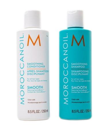 Moroccanoil Oil Smoothing Conditioner 250 Ml + Smoothing Shampoo 250 Ml argan care