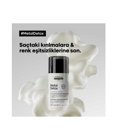L'oreal Professionnel METAL DETOX HIGH BREAKAGE AND COLOR FADE HELPFUL PROFESSIONAL PROTECTION CREAM 100 ML - Buy Online on GoSupps.com