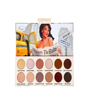 the balm Ms. Nude York Eyeshadow Palette EYESHADOW PALETTE earth tones with shimmer and matte colors