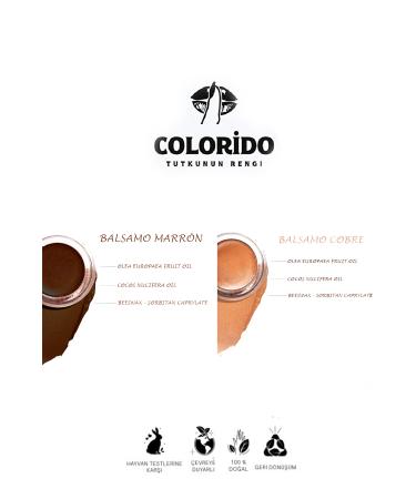 Colorido Cosmetics Colorido Marron - Cobre Moisturizing - Antioxidant Shining Balm (NATURAL CONTENT LIPSTICK-EYEARTHQUAKE-BLUSH) - Buy Online on GoSupps.com