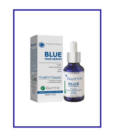 Gutto Blue Hair Serum Anti-Loss Full and Lively Hair 30ml - Buy Online on GoSupps.com