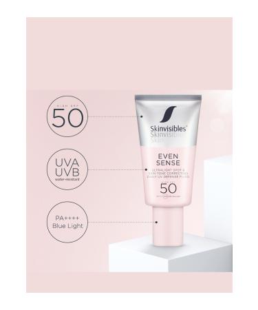 Skinvisibles Even Sense Fluid SPF 50 PA++++ Sunscreen 50ml - Buy Online on GoSupps.com