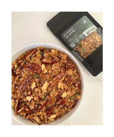 nutaso nutrition taste solutions Pecan Granola (320 G)- Pecans Dried Banana (NO ADDED SUGAR NO PRESERVATIVES) - Buy Online on GoSupps.com