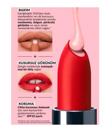 Avon Hydramatic Matte Lipstick Peony 2 Pack + Lovider Pocket Mirror - Buy Online on GoSupps.com