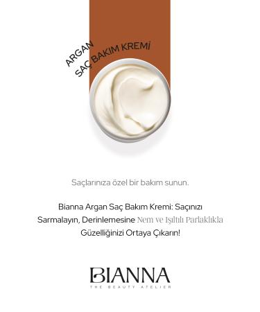Bianna Hair Care Cream Argan Oil Revitalizing and Repairing Hair Care Cream Suitable for All Hair Types - Buy Online on GoSupps.com