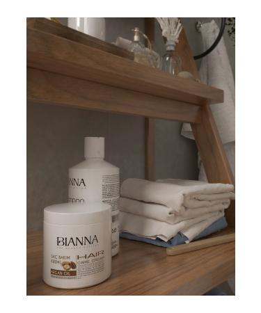 Bianna Hair Care Cream Argan Oil Revitalizing and Repairing Hair Care Cream Suitable for All Hair Types - Buy Online on GoSupps.com