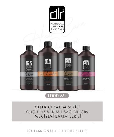 DLR Silver Shampoo 1000 ml - Professional Hairdresser Quality Color and Shine! - Buy Online on GoSupps.com