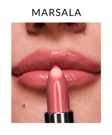 Avon Hydramatic Shimmer Lipstick - Marsala 2 Pack + Lovider Pocket Mirror - Buy Online on GoSupps.com