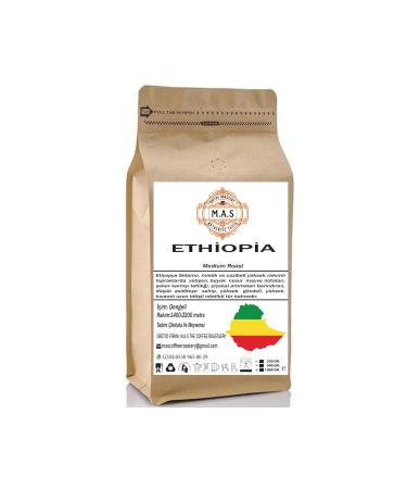 MAS THE COFFEE ROASTERY Ethiopia Sidamo Local (GROUND OR BEANS) Filter Coffee 1 Kg.