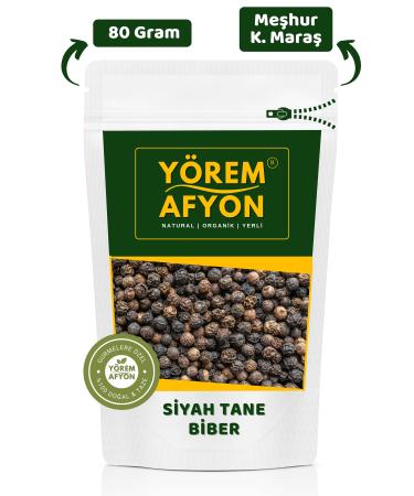 G l ehre Y rem Afyon Famous Kahramanmara Sharp Taste Black Pepper | 80gr.