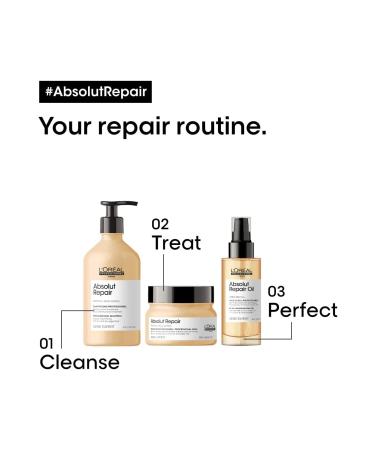 L'oreal Professionnel ABSOLUT REPAIR PROFESSIONAL HAIR MASK FOR WEAK HARD AND MATTE HAIR 500 ML - Buy Online on GoSupps.com