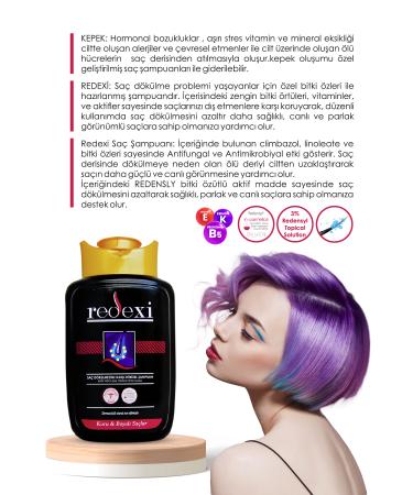 Redexi Anti Hair Loss Herbal Shampoo Dry and Dyed Hair 400 Ml - Buy Online on GoSupps.com