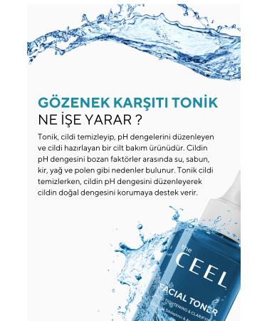 The Ceel Pore Tightener Anti-Acne Spot Toner with Glycolic Acid and May Daisy Extract 200 ml - Buy Online on GoSupps.com