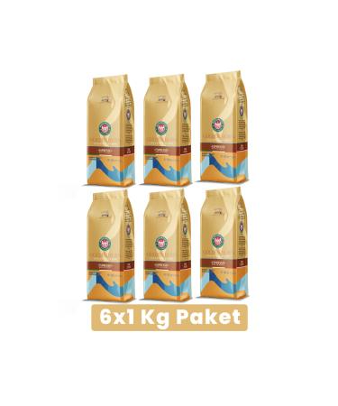 Mare Mosso Caffe Vendite Espresso Golden Horn Blend (BEANS OR GROUND) Coffee 6x1 Kg Package