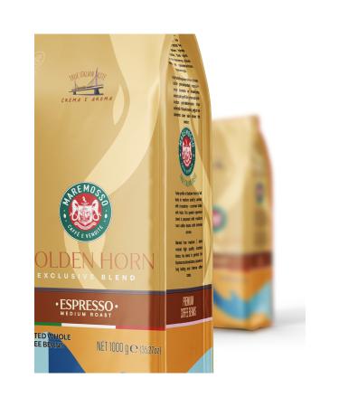Mare Mosso Caffe Vendite Espresso Golden Horn Blend (BEANS OR GROUND) Coffee 4x1 Kg Package - Buy Online on GoSupps.com