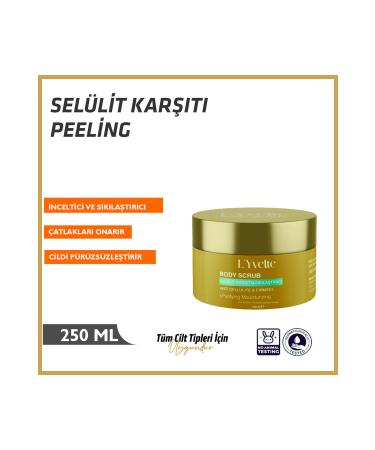 LYvette Anti-Cellulite and Anti-Stretch Firming Purifying Moisturizing Body Peeling 250 Ml - Buy Online on GoSupps.com
