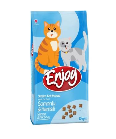 Enjoy Adult Cat Food with Salmon and Anchovy 10 Kg