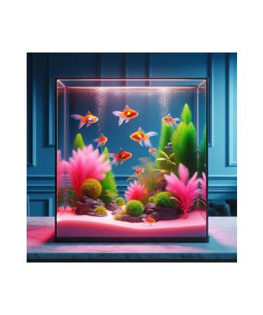 Aquarium Fish Food & Full Glass Goldfish Aquarium Desktop Nano Aquarium New Production Aquarium.