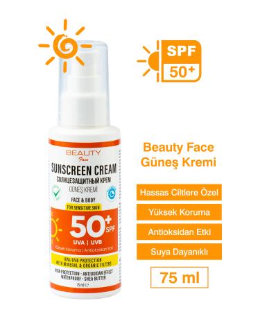 Beauty Face 50 Spf Sun Cream 75 ml