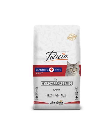 Felicia Low Grain Adult Cat 12 kg Adult Lamb Hypoallergenic Cat Food Hypoallergenic