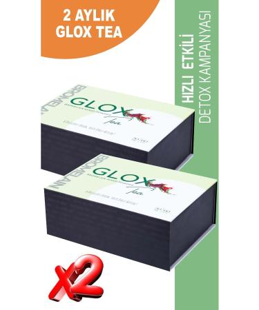Glox Tea 2-Piece Detox Tea Helps Regulate Metabolism and Digestion